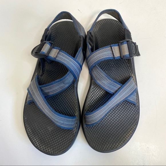 Chaco Other - Chaco Z Strap Water Hiking Sandals Blue Grey Black Men's 9